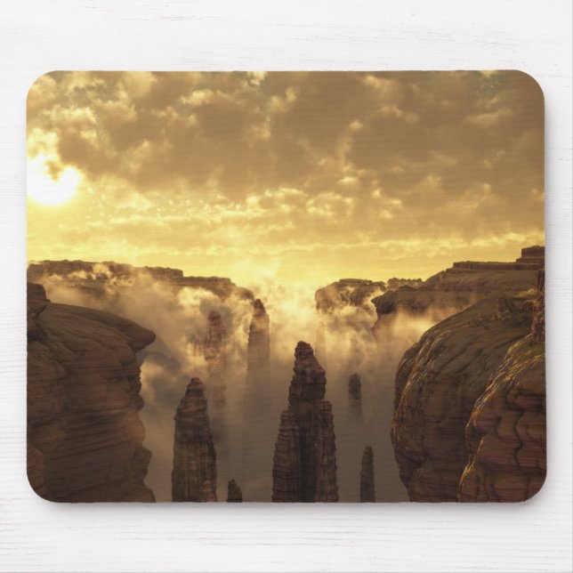 Wolken-Schlucht Mousepad (Vorne)