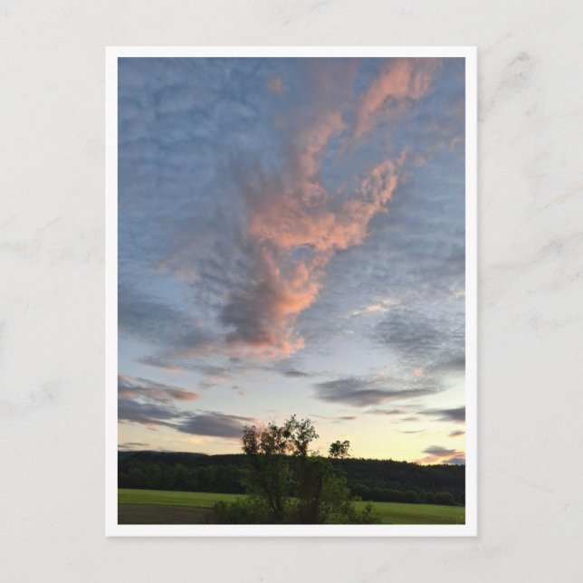 Wolken sind magisch postkarte (Vorderseite)
