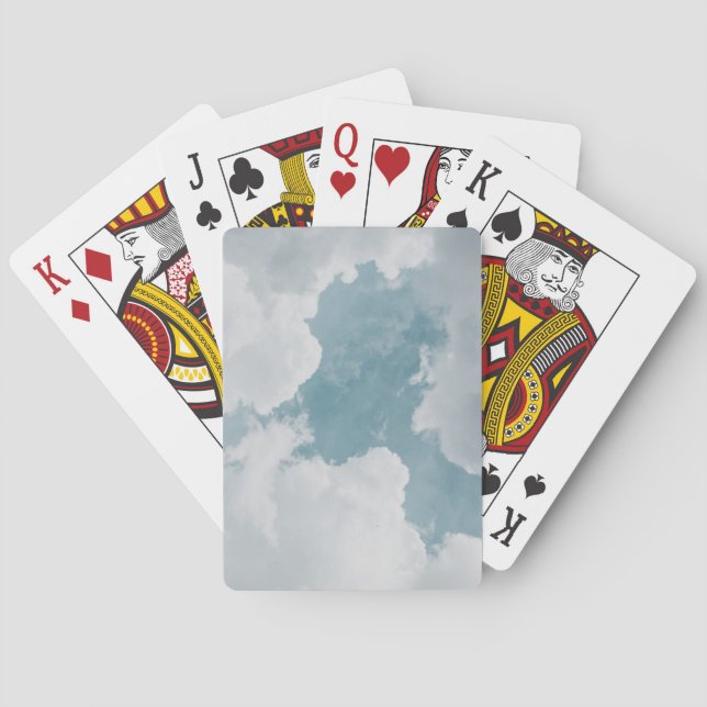 Wolken Spielkarten (Rückseite)