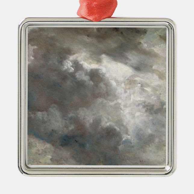 Wolken-Studie John Constables |, 1821 (Öl auf Silbernes Ornament (Vorne)