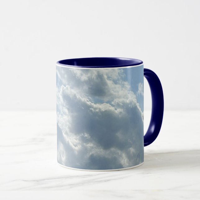 „Wolken“ Tasse (VorderseiteRechts)