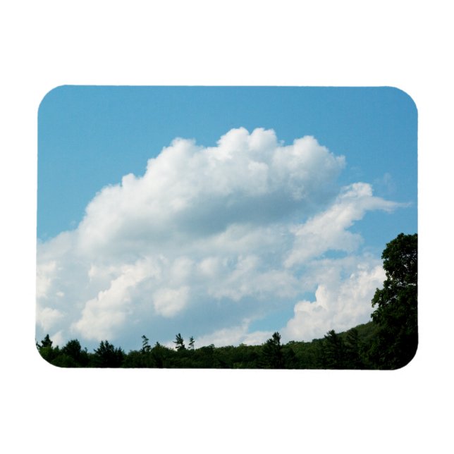 Wolken treffen Bäume Magnet (Horizontal)