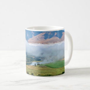Wolken über dem Flathead River Kaffeetasse