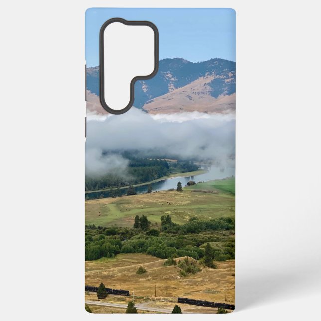 Wolken über dem Flathead River Samsung Phone Cases Galaxy Hülle (Rückseite)
