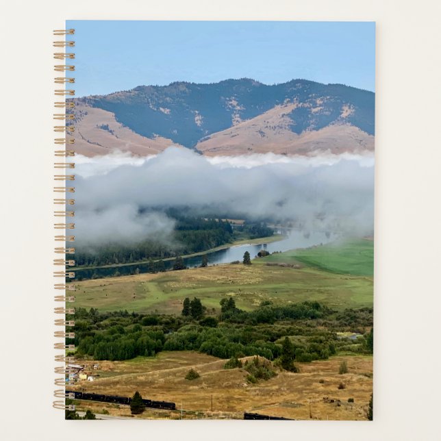 Wolken über dem Fluss Flathead Planer (Vorderseite)