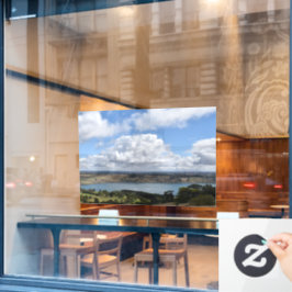 Wolken über dem Gnotuk-See Fensteraufkleber