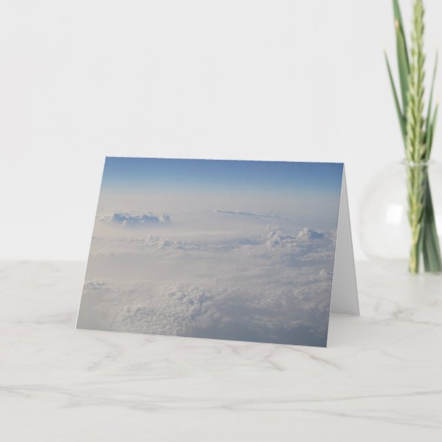 Wolken über dem Pazifik Karte (Vorderseite)