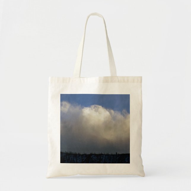 Wolken über dem Rücken Tragetasche (Vorne)