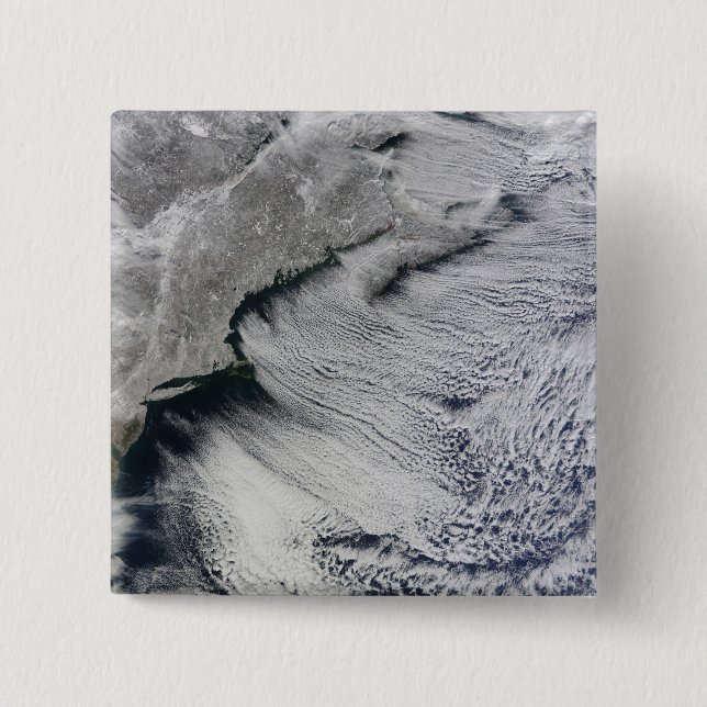 Wolken über den Himmel des Nordatlantiks Button (Vorderseite)