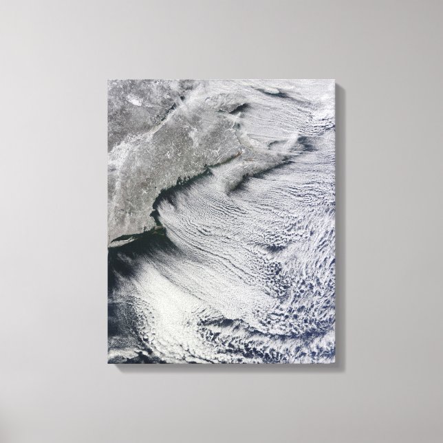 Wolken über den Himmel des Nordatlantiks Leinwanddruck (Vorderseite)