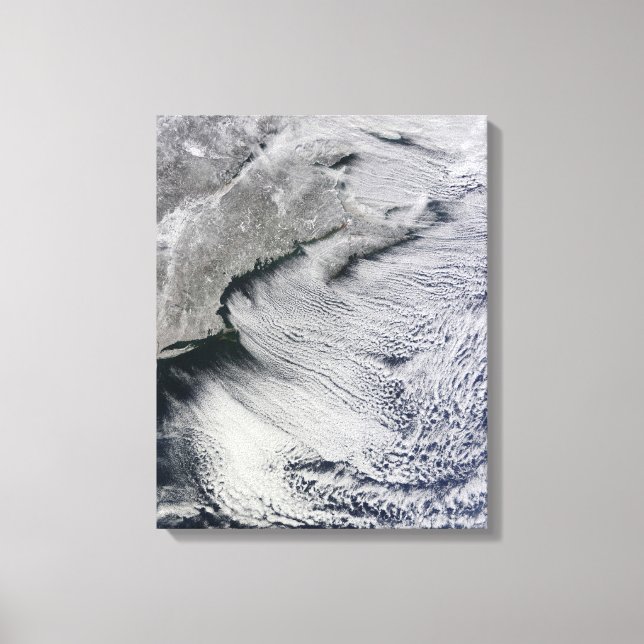 Wolken über den Himmel des Nordatlantiks Leinwanddruck (Vorderseite)