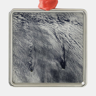Wolken über den Inseln Juans Fernandez Silbernes Ornament