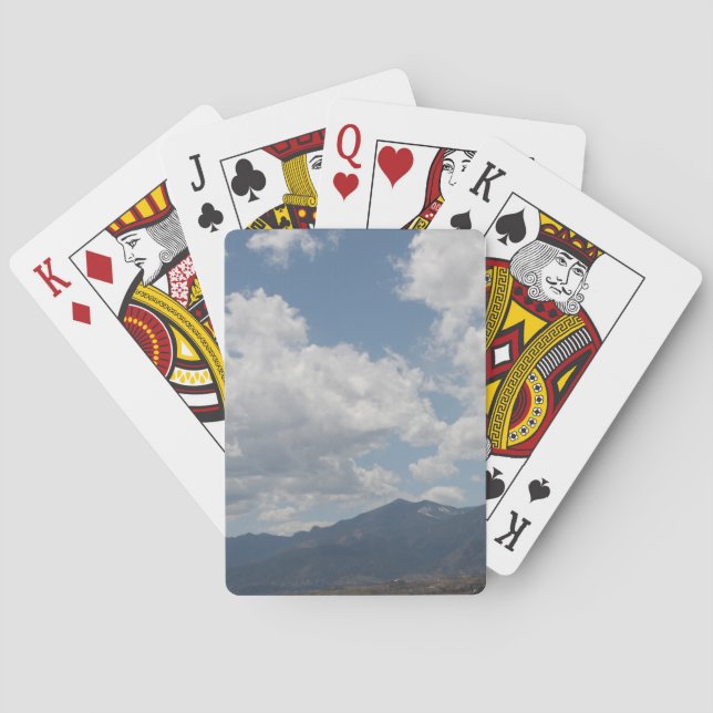 Wolken über den Rocky Mountains Spielkarten (Rückseite)