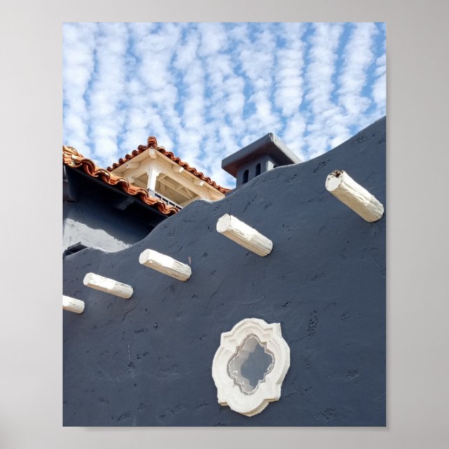 Wolken über Seehafendorf Poster (Vorne)