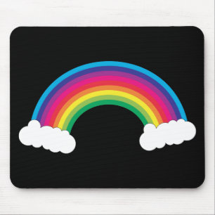 Wolken und Regenbogen Niedlich Mousepad