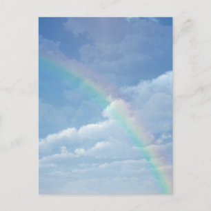 Wolken und Regenbogen Postkarte