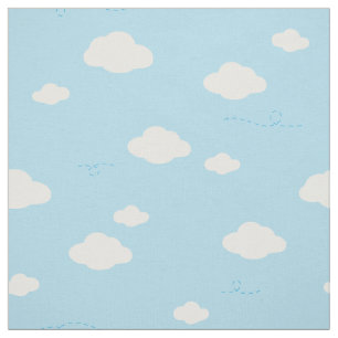 Wolken und Wind Stoff