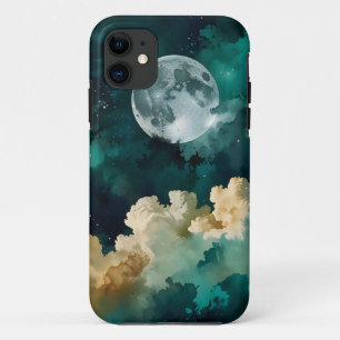 Wolken unter dem Mond Case-Mate iPhone Hülle