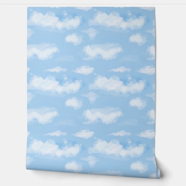 Wolken Wallpaper Tapete (Abrollen)