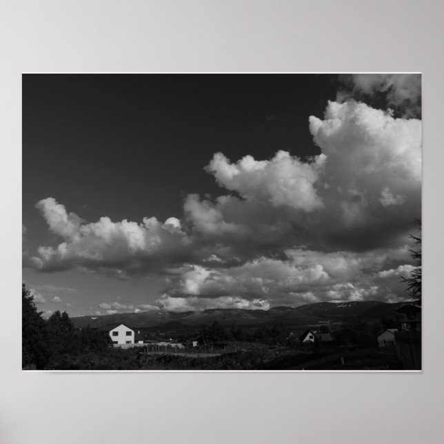 Wolkenansatz Poster (Vorne)