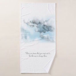 Wolkenbadehandtuch Badehandtuch