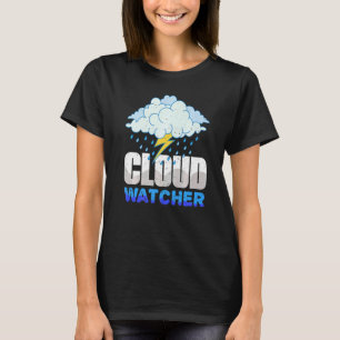 Wolkenbeobachter Wetter Wetterfrosch Meteorologe F T-Shirt