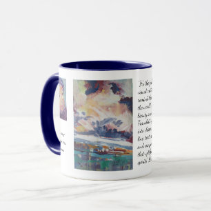 Wolkenbildung Gemälde / Künstler Larry Lerew Tasse