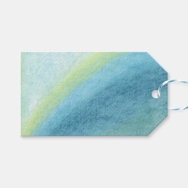 Wolkenbruch Geschenkanhänger (Vorderseite (Horizontal))