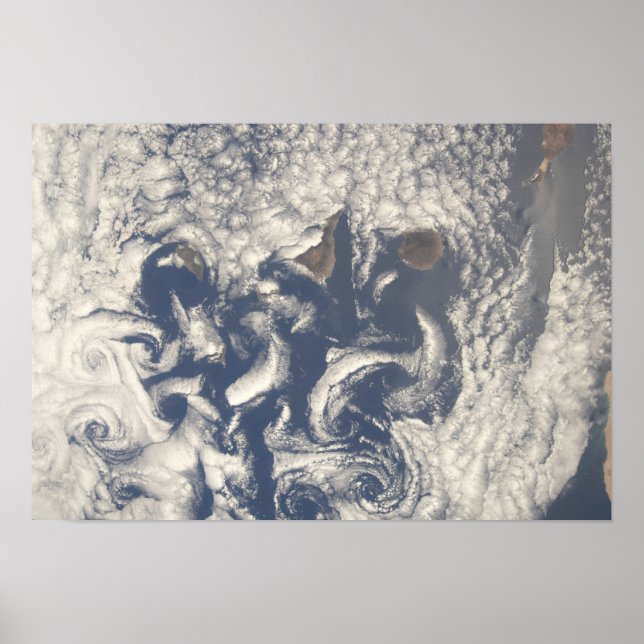 Wolkenbrüche im Gebiet der Kanarischen Insel Poster (Vorne)