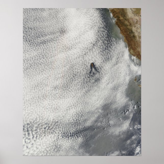 Wolkenbrüche und Ruhm vor der Insel Guadalupe Poster (Vorne)