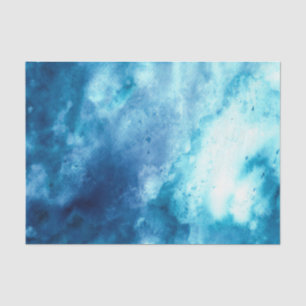 Wolkendecke Abstrakte Wasserfarbe Decoupage 10x15 Seidenpapier