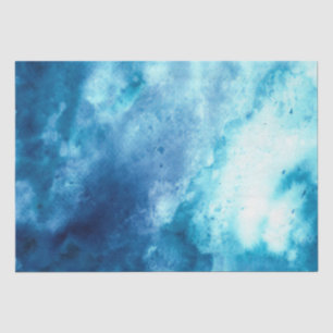 Wolkendecke Abstrakte Wasserfarbe Decoupage 15x20 Seidenpapier