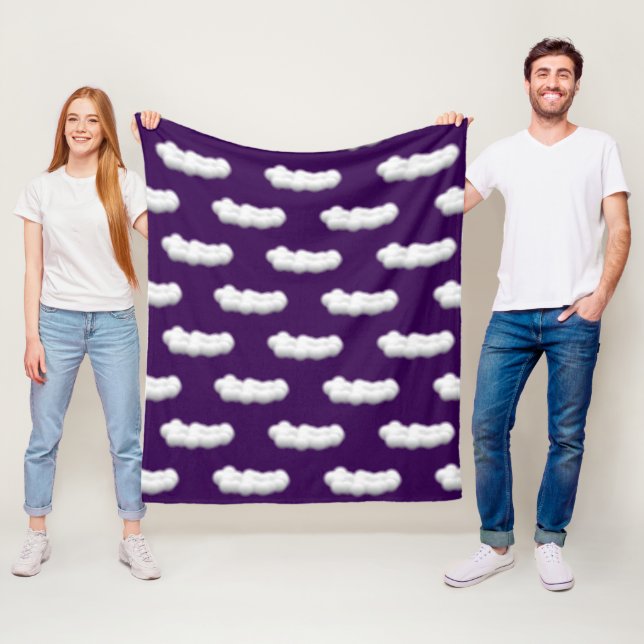 Wolkendecke aus Fleece (Beispiel)