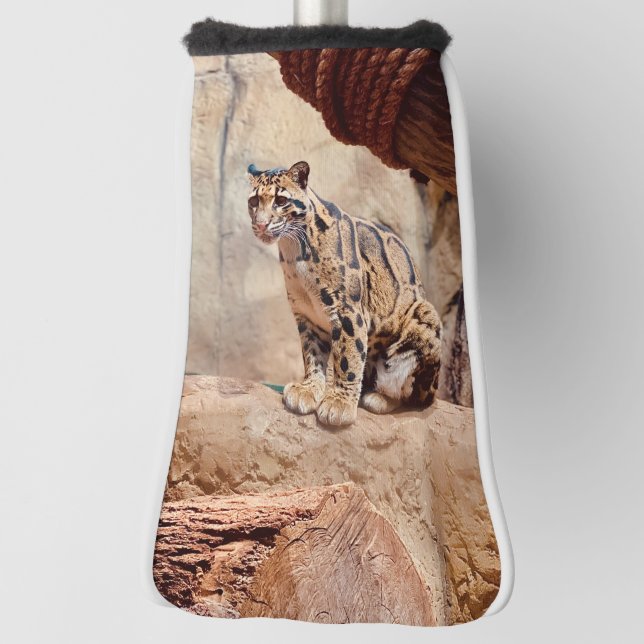 Wolkendecke Landschaftsbild exotische Tierwelt Golf Headcover (Rotieren 90)