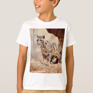 Wolkendecke Landschaftsbild exotische Tierwelt T-Shirt