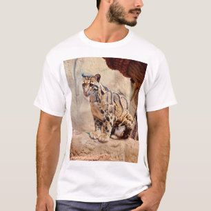 Wolkendecke Landschaftsbild exotische Tierwelt T-Shirt