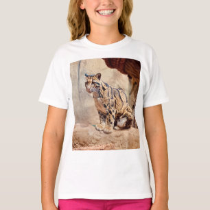 Wolkendecke Landschaftsbild exotische Tierwelt T-Shirt