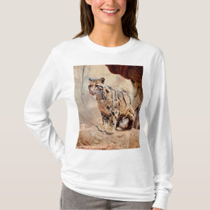 Wolkendecke Landschaftsbild exotische Tierwelt T-Shirt