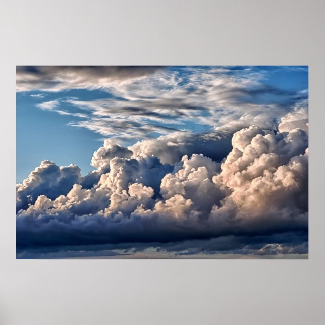 Wolkendecke - Stormy fast Poster (Vorne)