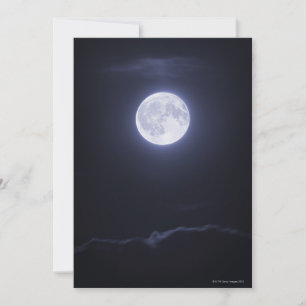 Wolkendecke Vollmond