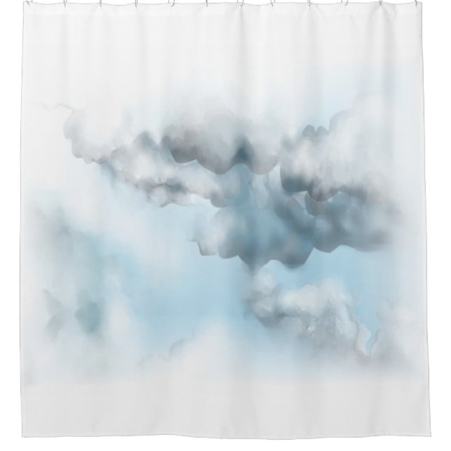 Wolkenduschvorhang Duschvorhang (Vorderseite)