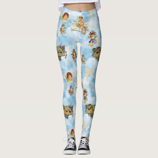 Wolkenente Leggings (Vorderseite)