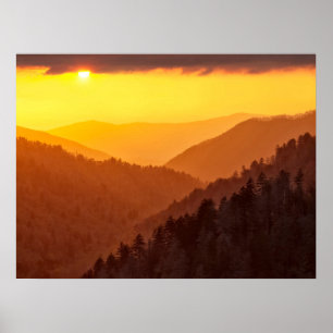 Wolkenfelder Tal, Tennessee Poster