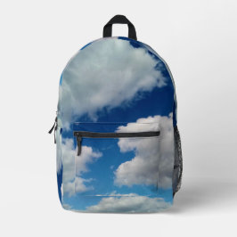 Wolkenflecken Bedruckter Rucksack