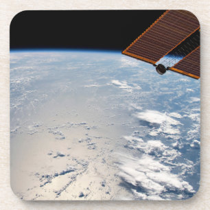 Wolkenformationen rund um den Sonnenuntergang vor  Getränkeuntersetzer