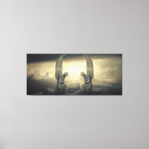 Wolkengeländer Leinwanddruck