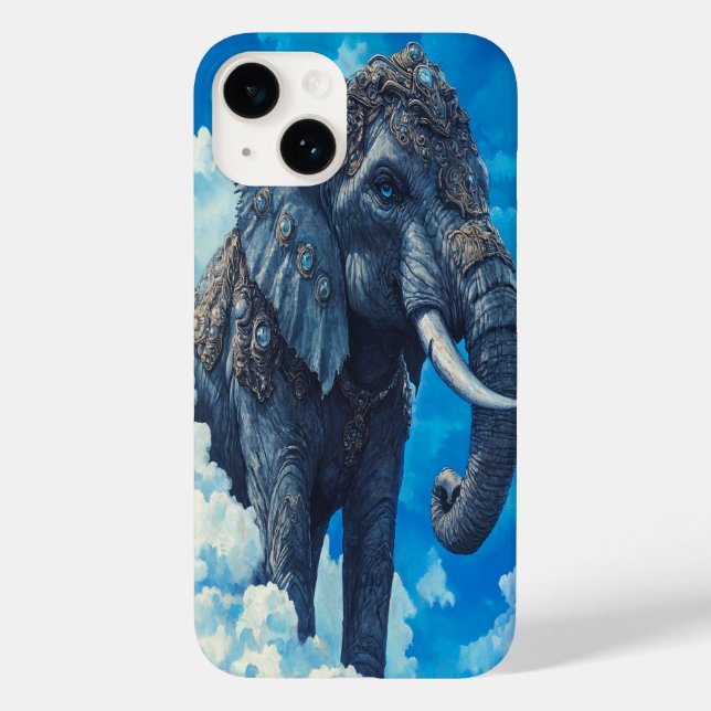 🌟 Wolkengetragener Elefant Case-Mate iPhone Hülle (Rückseite)