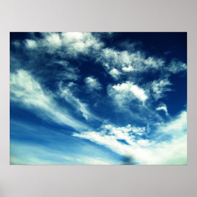 Wolkenhimmel Poster (Vorne)