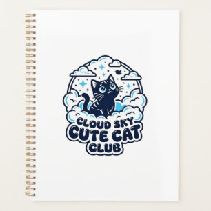 Wolkenhimmel Süße Katze Haustierliebhaber Shirt Ku Planer