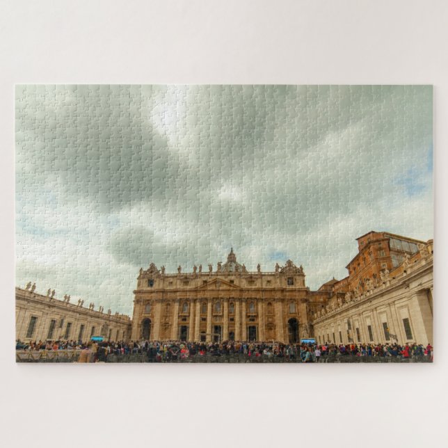 Wolkenkratzer am Petersdom, Rom, Italien Puzzle (Horizontal)